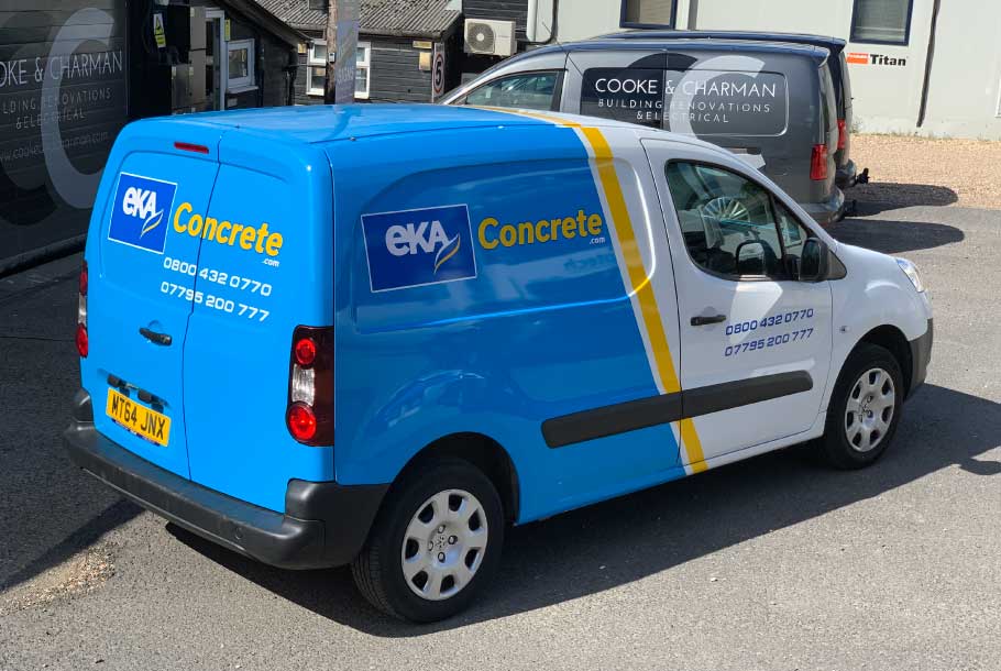 EKA Concrete Vehicle Livery Overhaul - Xtreme Signs
